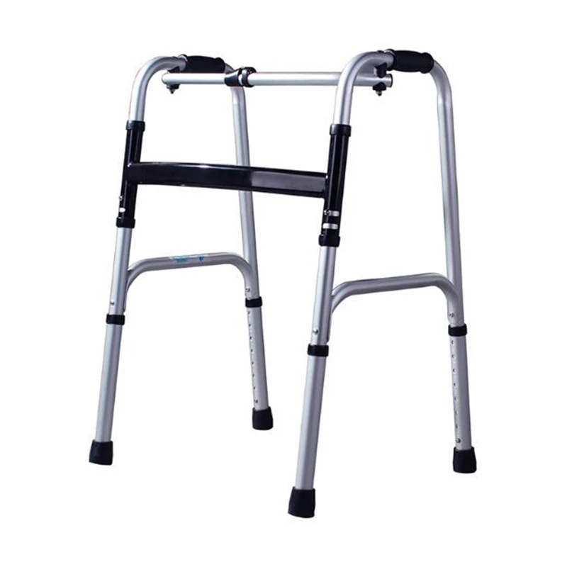 Old man portable aid step implement/aluminum alloy medical instrument crutches help line for the disabled, four feet walking sti