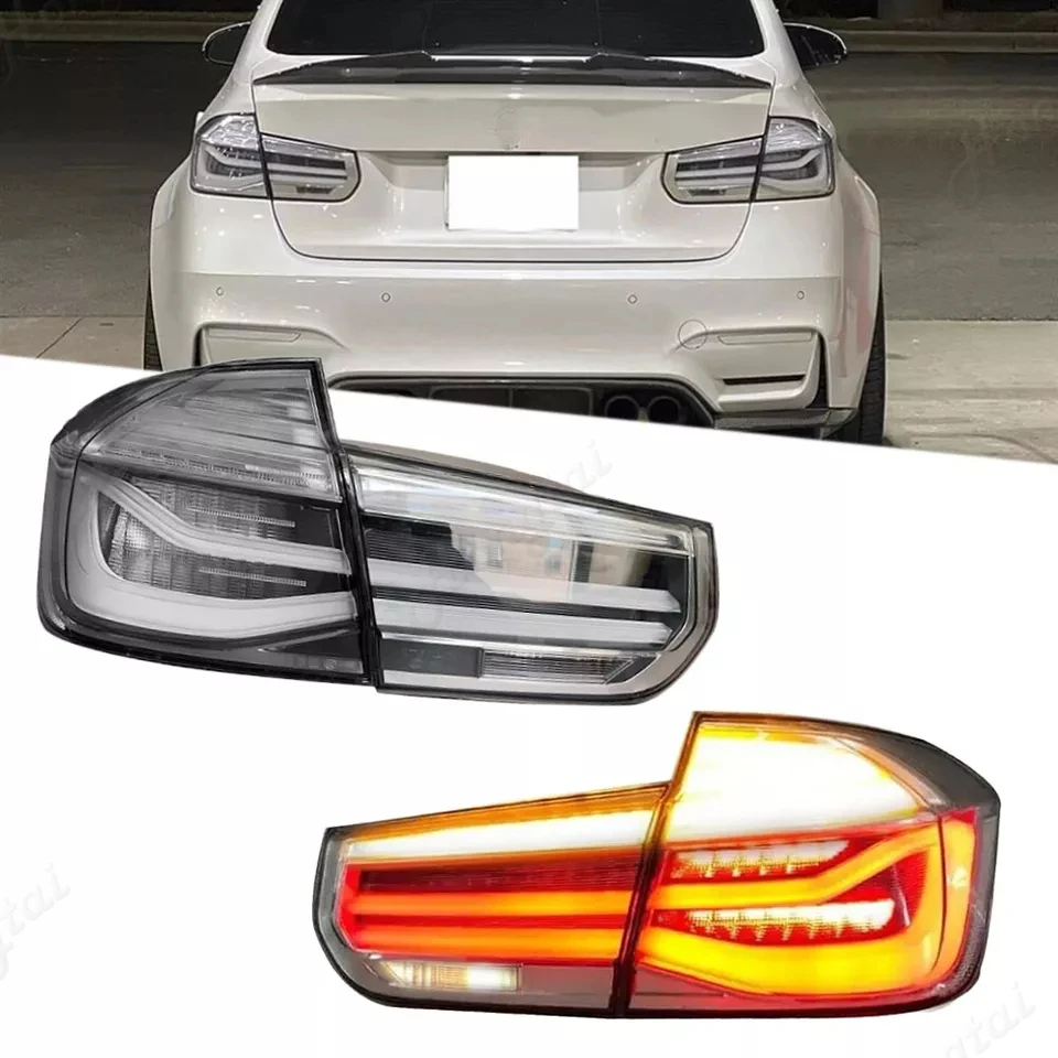 LED brake light，Tail Light Assembly For BMW 3 Series F30 F35 F80 2014 -2019 Dynamic Turn Signal Brake Warning Reflector Lamp