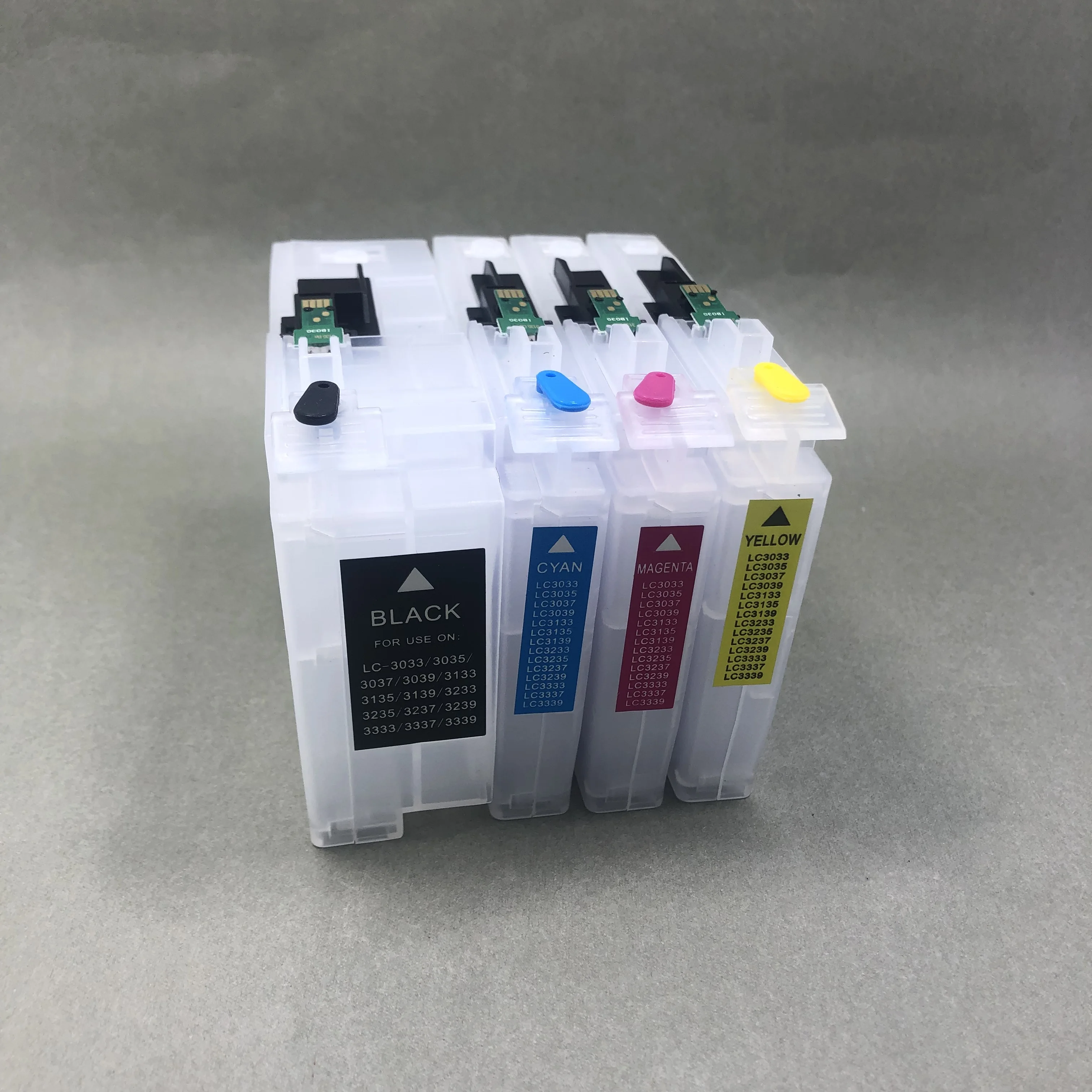 

1Set LC3339 LC3337 Empty Refillable Ink Cartridge for Brother MFC-J5945DW MFC-J6545DW MFC-J6945DW MFC-J5845DW Printer