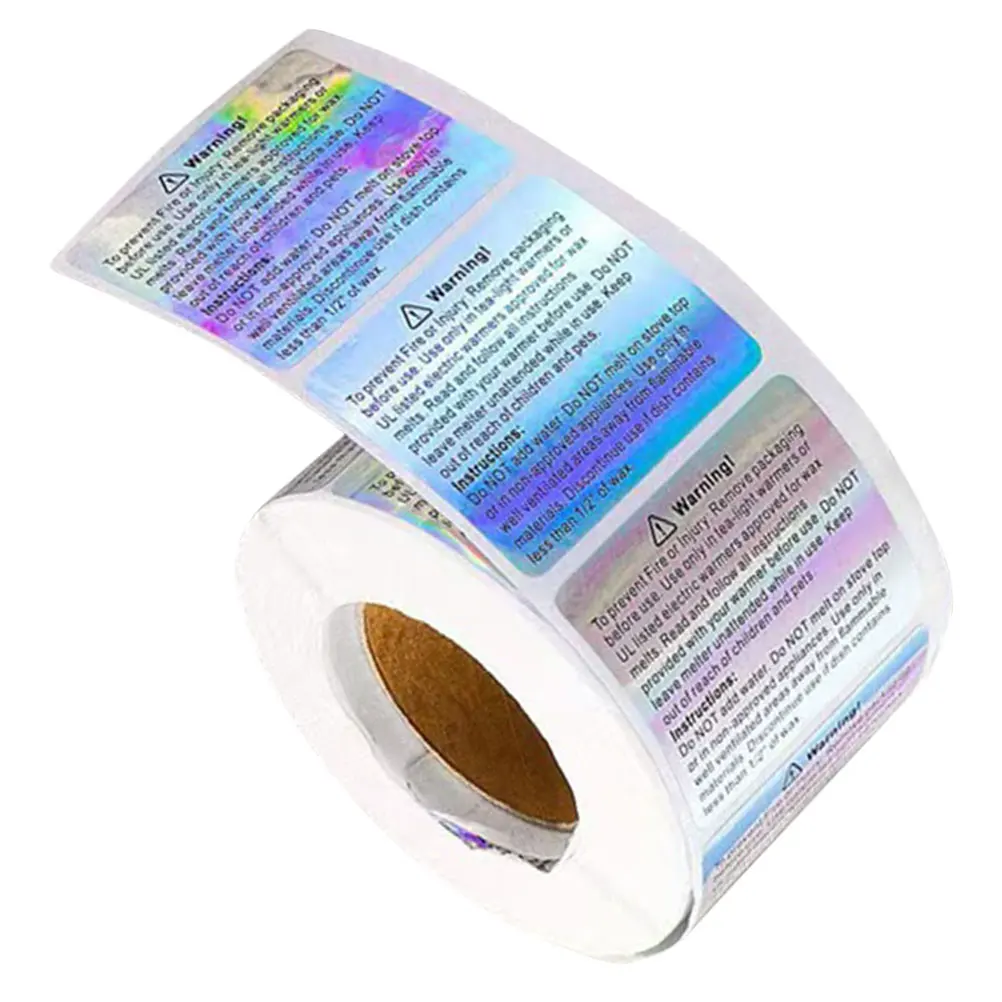 

Wax Melt Warning Label Adhesive Jars Sticker for Making Candles Labels Caution Safety Stickers