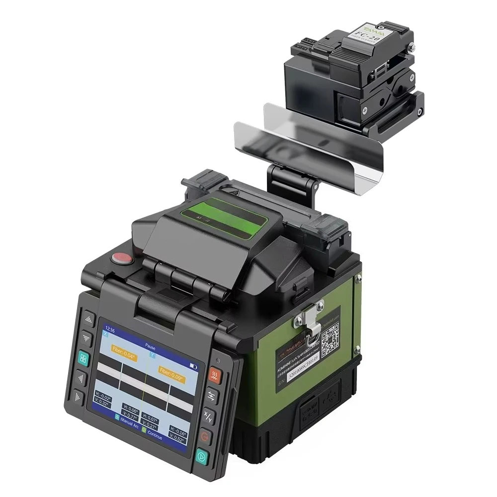 Fusion SplicerEX39 Portable 0.01db Active Clad Alignment Fiber Optic Welder Splicing Machine