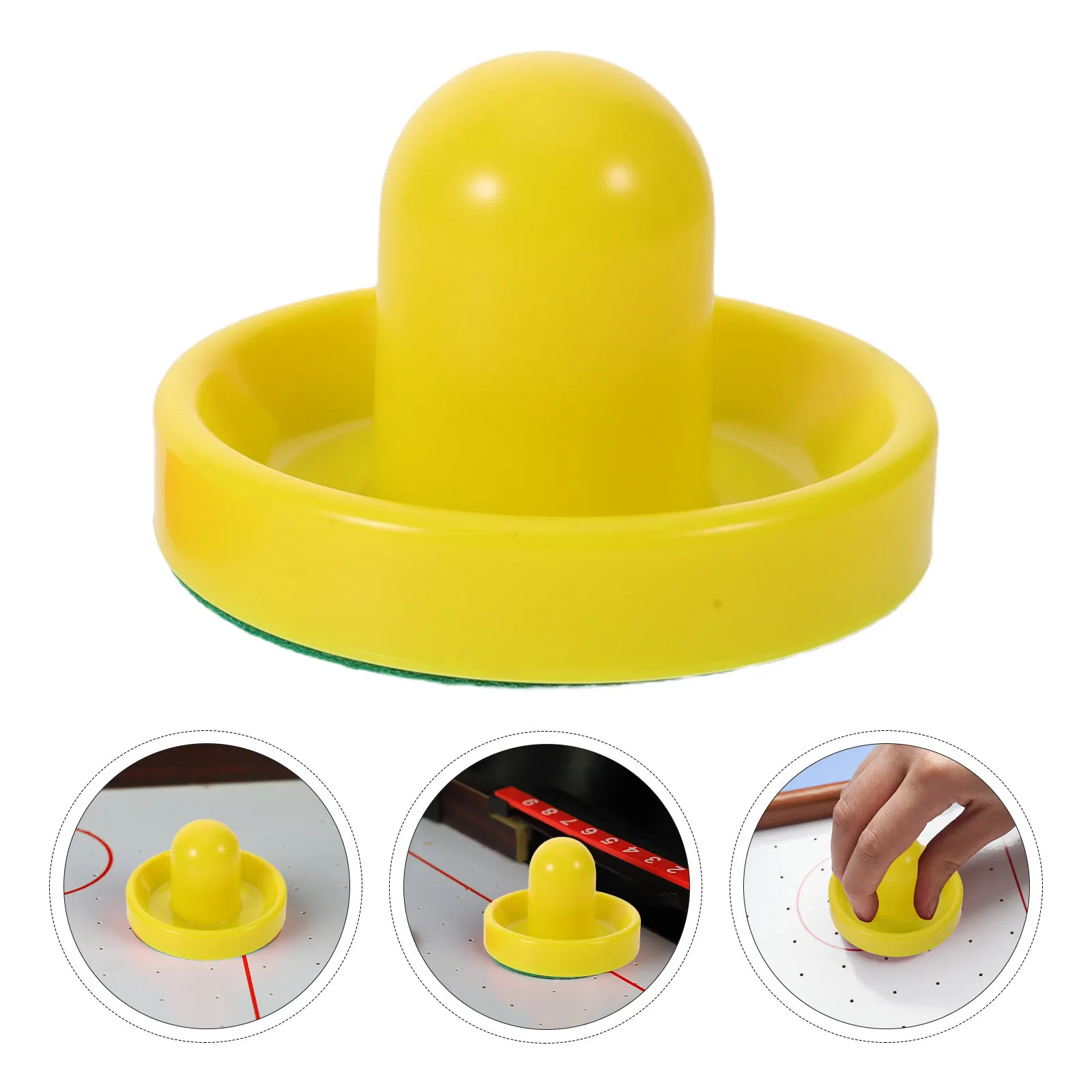 

2 комплекта аксессуаров для настольного хоккея: шайбы и толкатели для аэрохоккея, красные пластиковые, для домашних игр, запасные части для семейного развлечения, гладкие