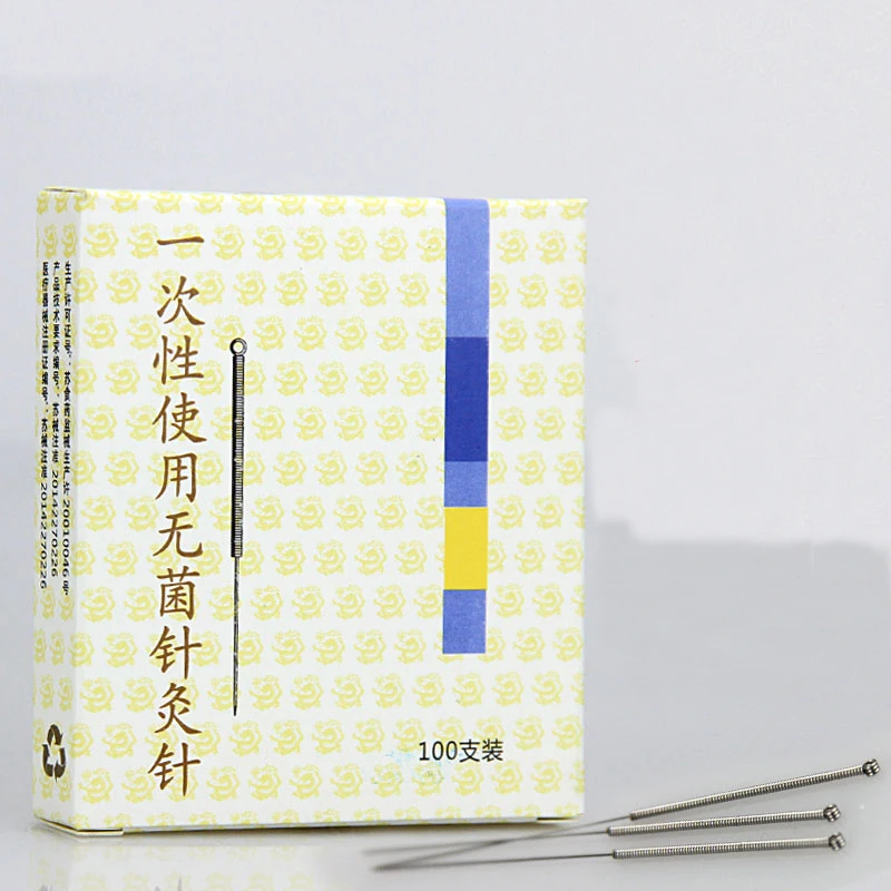 100pcs Multi Sizes Acupuncture Needle Disposable Sterile Chinese Acupuncture Needles Therapy Face beauty body massager health
