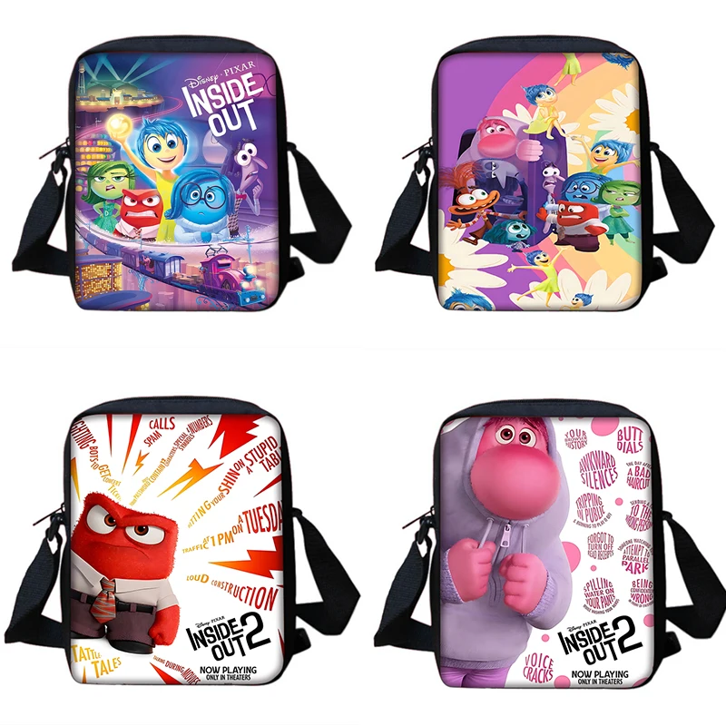 

Cute Anime Inside Out Boy Girls Printed Shoulder Messenger Bag Child Casual Handbag Men Women Phone Bag Shopping Bag