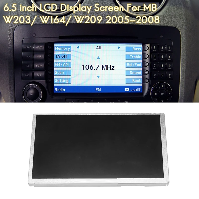 

LQ065T5GG22,LQ065T5GG23,LQ065T5GG63 6.5 Inch LCD Display Screen For Mercedes Benz W203/ W164/ W209 Car Radio Navigation