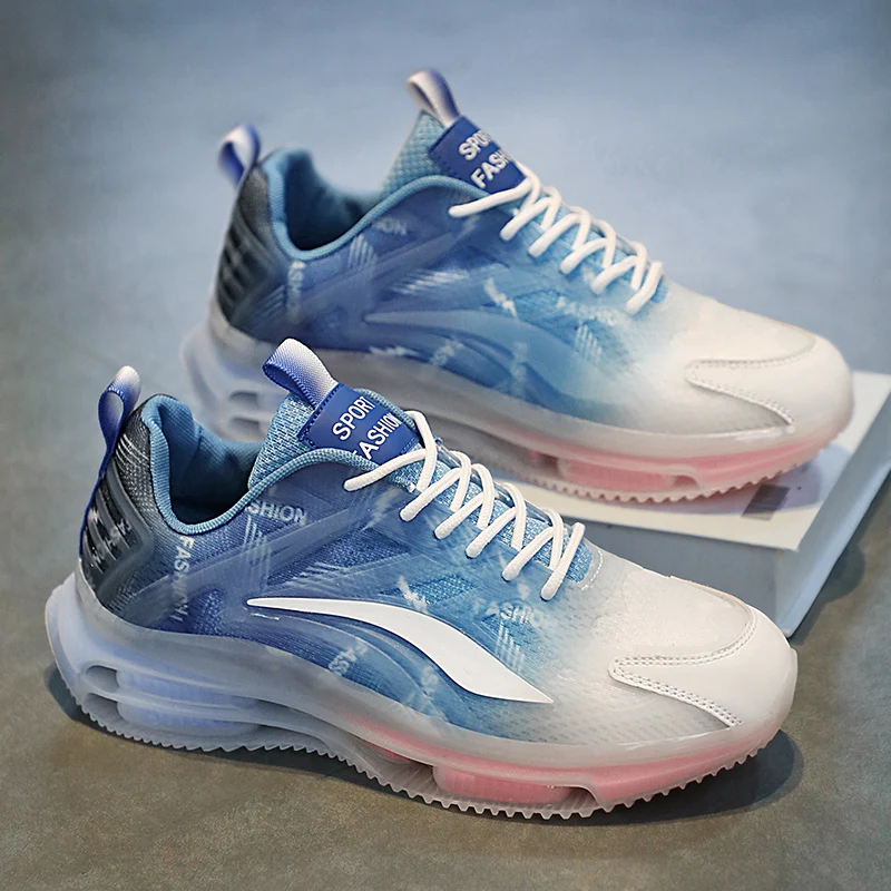 2026Men's Cushioning Running Shoes Lightweight Athletic Casual Sneakers Male Non-Slip Sports Shoes Outdoor Travel Walking Shoes