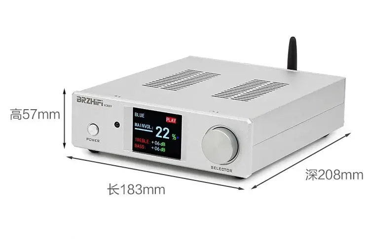 2023 New X30Y TPA3255 High Power HIFI Audio Enthusiast Digital Amplifier Bluetooth 5.1 Full Remote Control