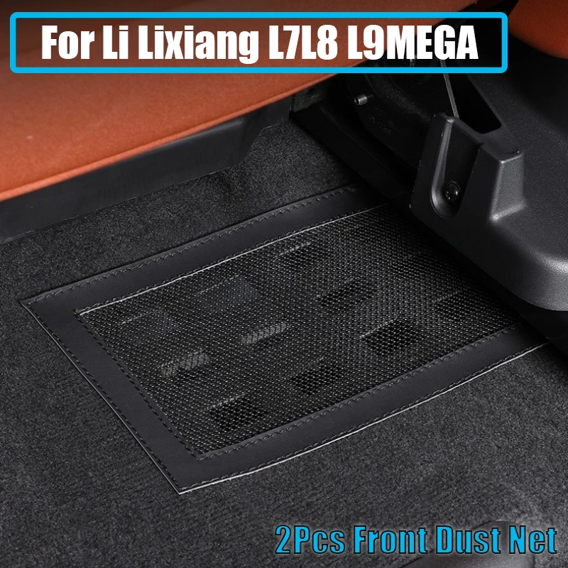 

For Li Lixiang L7 L8 L9 2024 2023 Car Under Seat Heat Sink Dissipation Dust Prevention Net Front Air Vent Dustproof Dust Cover