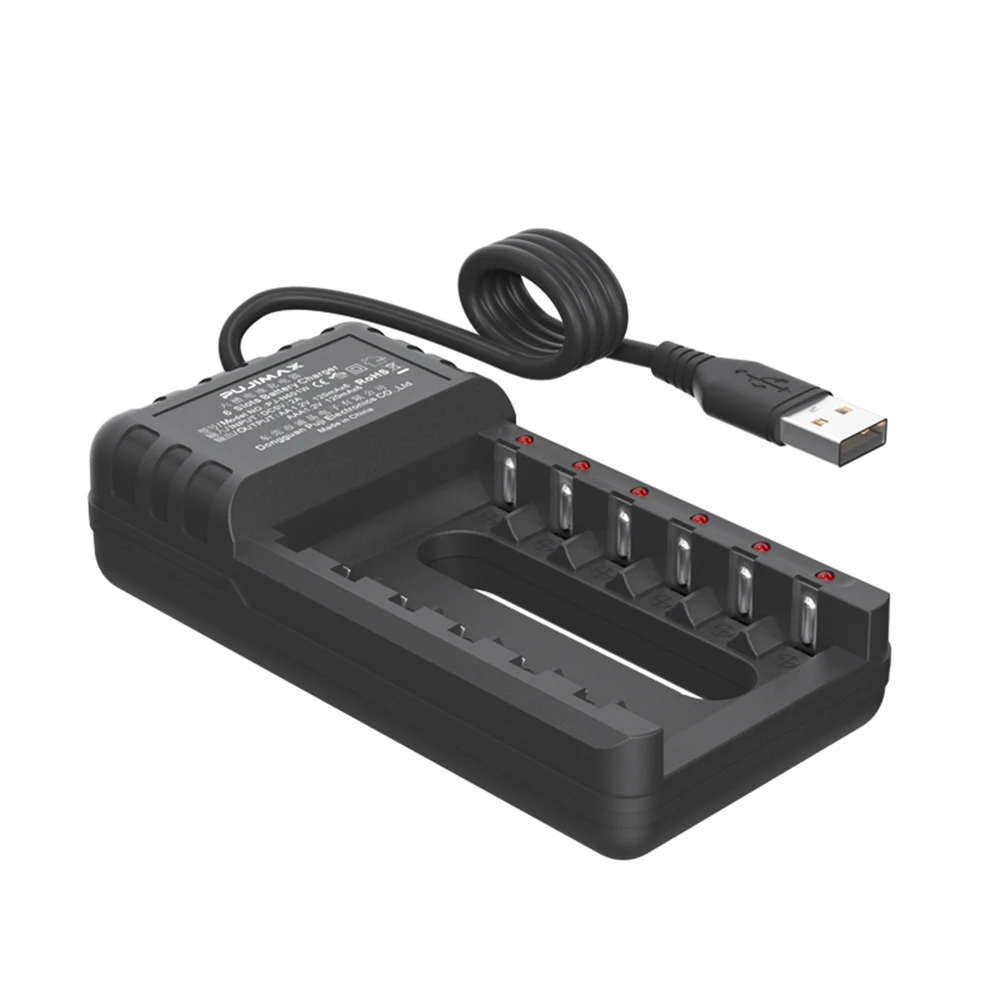 8 Slots Battery Charger Intelligent For AA/AAA Ni-Cd Rechargeable Batteries with LED indicator light For Remote Control Micropho
