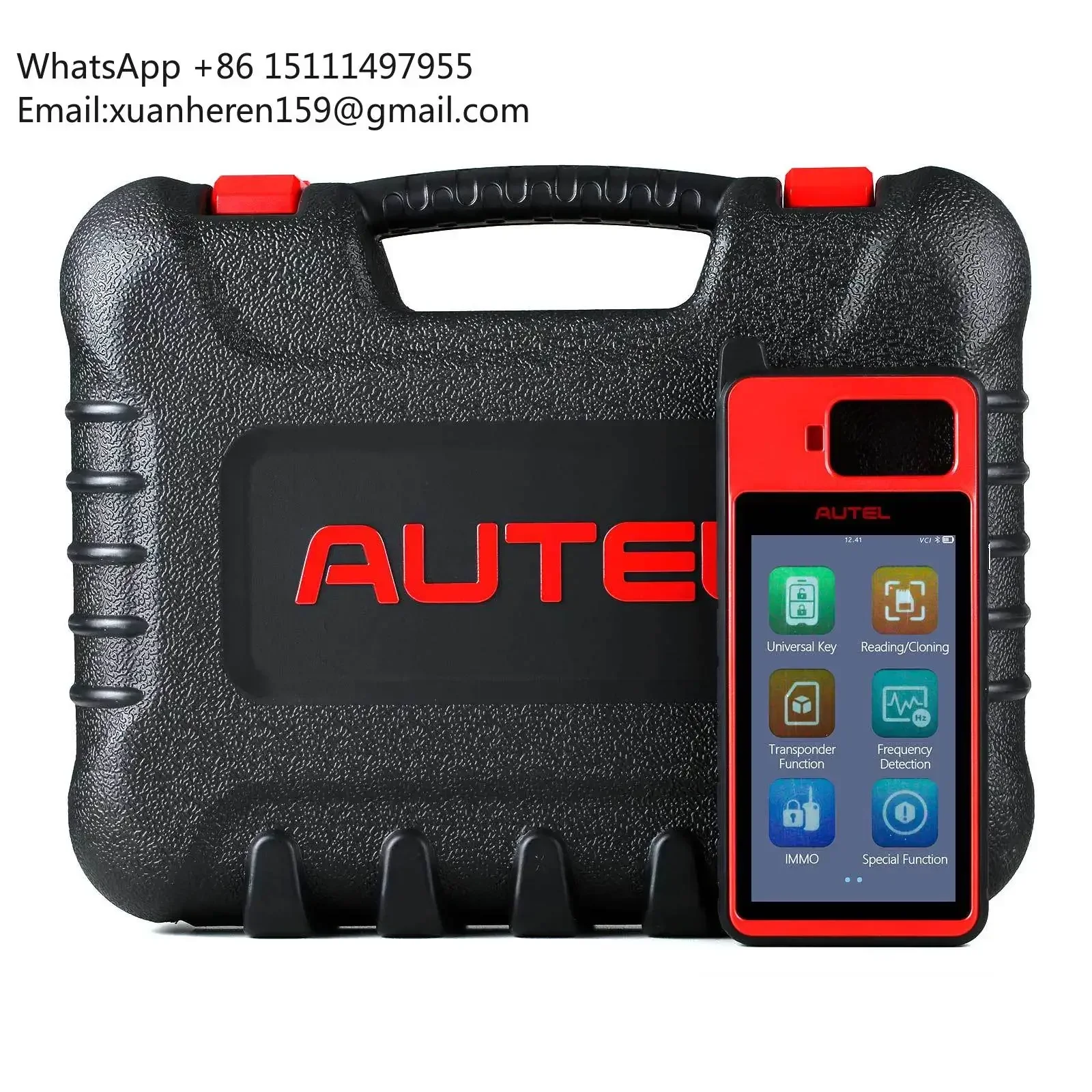 Original 2025 Autel MaxiIM KM100 KM100E Auto Key IMMO Universal Key Generator Kit Supports PLC V200 Lifetime Update Online
