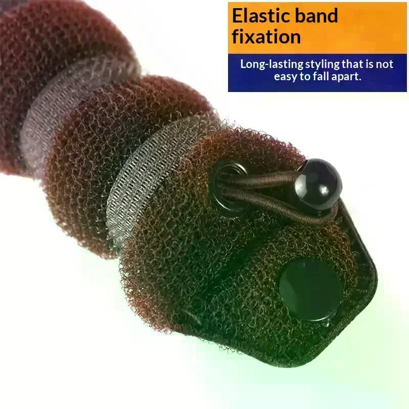 Black Brown Magic Hair Bun Maker Donut Bagel Hairpin Hair Accessories For Women Styling Braids DIY Hairstyling