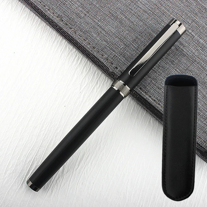 

Black 869 Forest Metal Fountain Pen,Fine Nib Smooth Writing Refillable Ink Cartridges,Include Ink Refill Converter