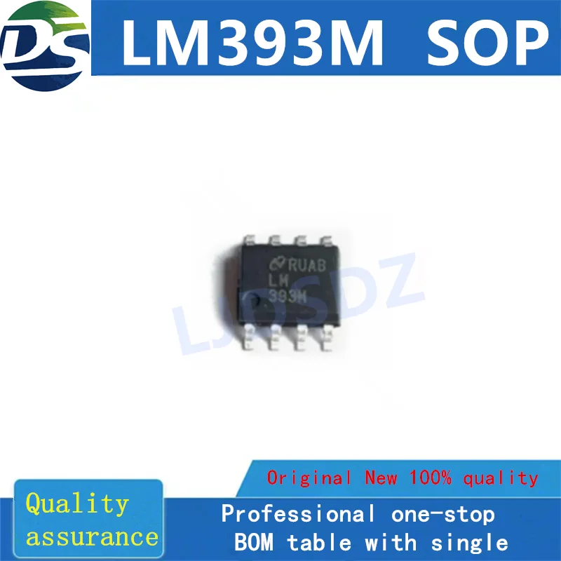 2PÇS/LOTE  LM393M  SOP  NEW  IN  STOCK