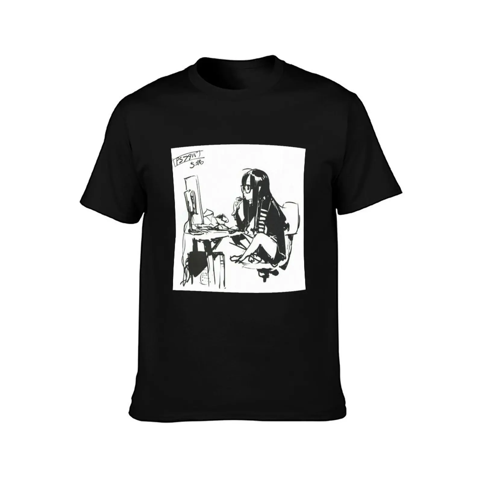 Futaba Sakura Sketch Men T Shirt man t shirts for men