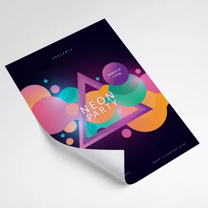 Custom. Promotion Flyer Magazine Drievoudig Brochure Boek Folder Boekje Afdrukken