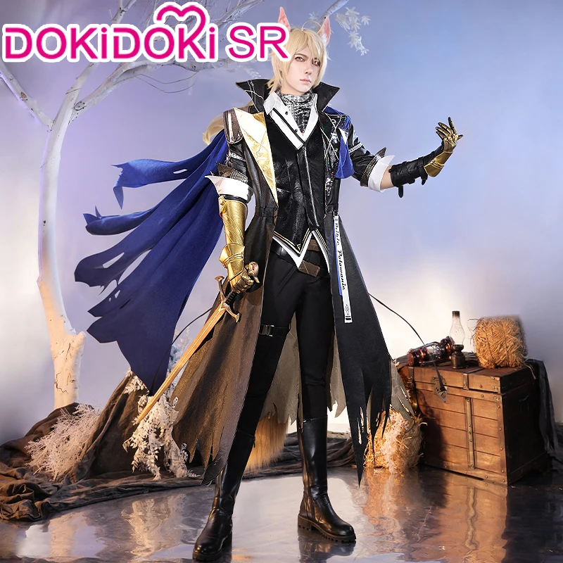 Mlynar Cosplay Costume Game Arknights DokiDoki-SR Mlynar W Dail Cosplay Wig Shoes Młynar Nearl Tail Men Costume