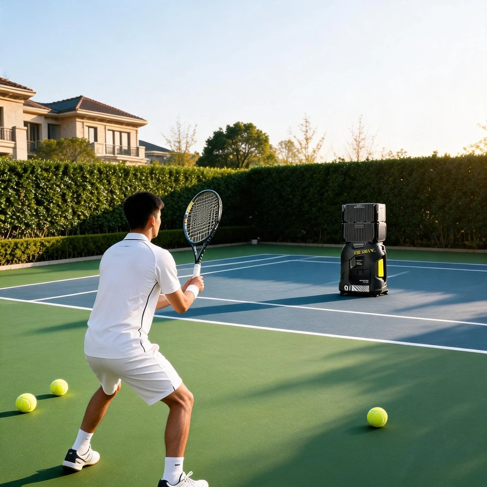 High Quality Tenniix Tennis Ball Machine Vision-Based AI Tennis Robot Training Tennis Ball Launch Training Shooting Machine