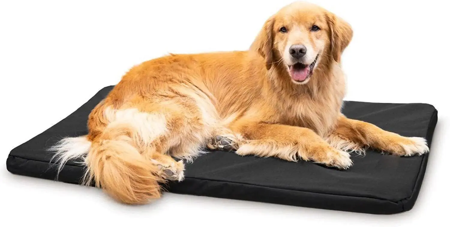 K9 Ballistics Tough Rip-Stop Orthopedic Dog Crate Bed - Durable, Removable, and Washable Cover, Kennel Crate Pad Fits in