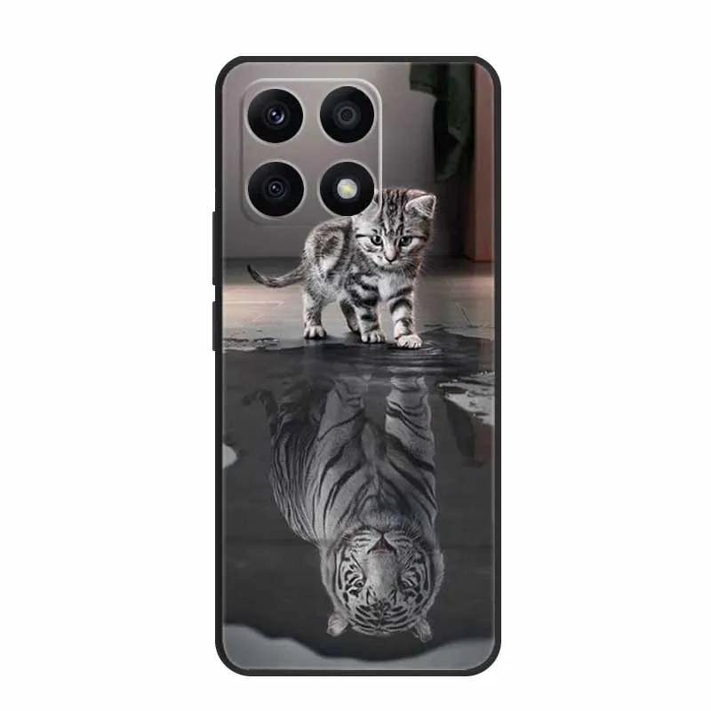 حافظة لهاتف شاومي 17 مقاس 6.3 بوصة غطاء هاتف كات وولف أسود من السيليكون الناعم غطاء خلفي لهاتف شاومي 15T Pro حافظة 15 T Pro 15TPro Coque #5