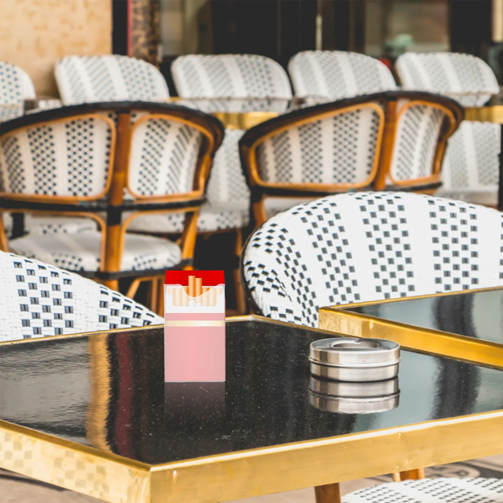 

18pcs Case Transparent Storage Container Portable Damp Resistant Box Cover Plastic Cigarette Container Carrying Box