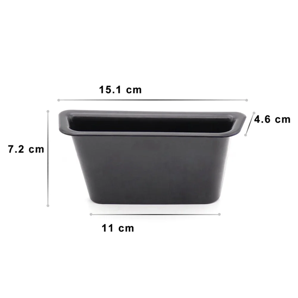 2pcs Inner Side Door Handle Pocket Armrest Phone Storage Box Cover For Ford Mustang 2015-2021  Interior Accessories Organizer