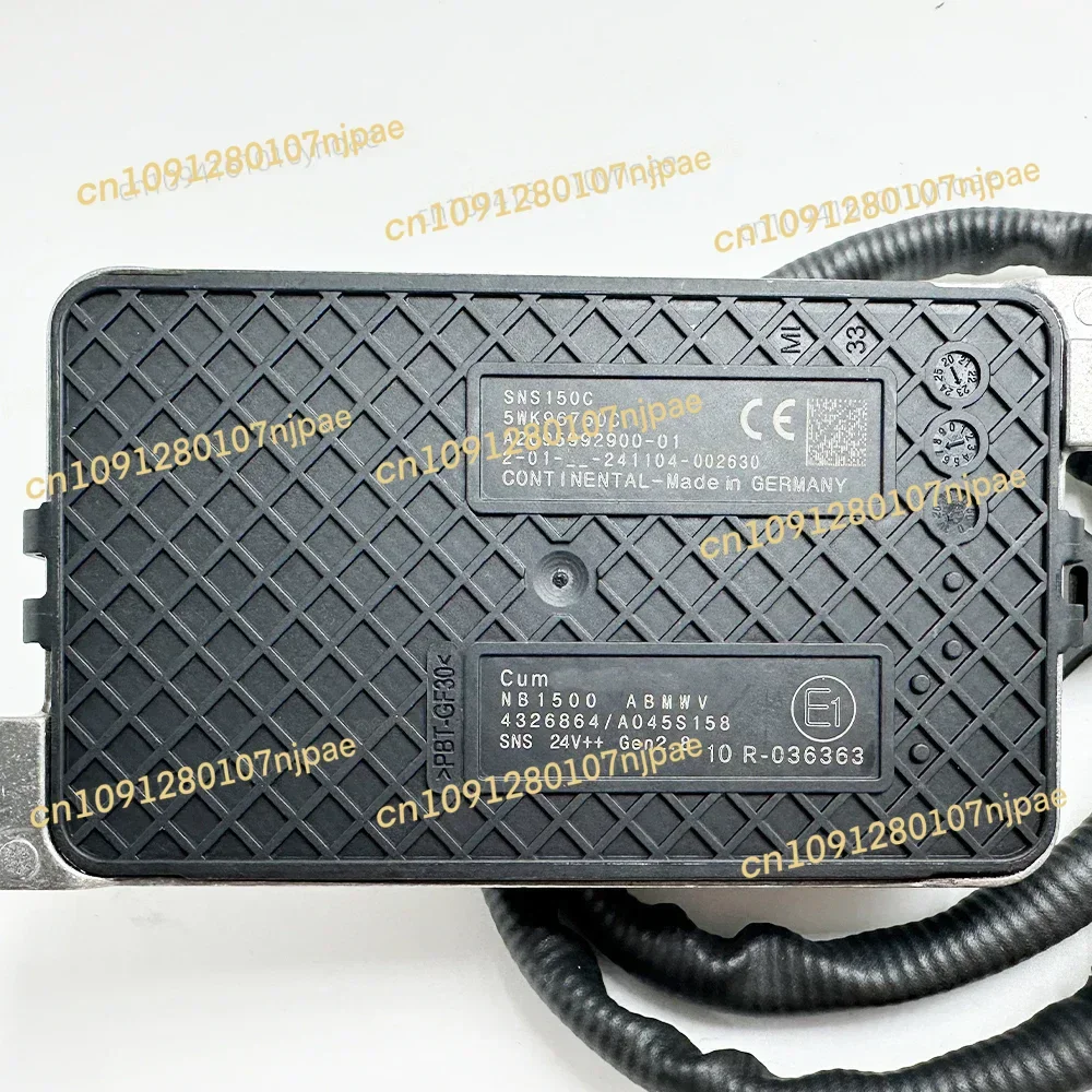 Avec OEM 4326864 c-ummins box 4326472 5WK96750C A2C95992900, fabriqué aux états-unis pour sonde NGK capteur Nox d'oxyde d'azote pour Cummins 24V