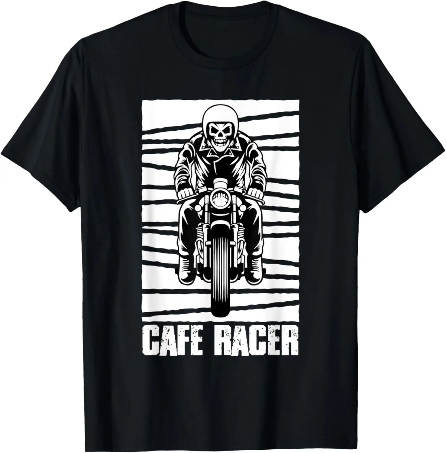 

Cafe Racer skull motorcycle biker motorcycle jacket T-Shirt