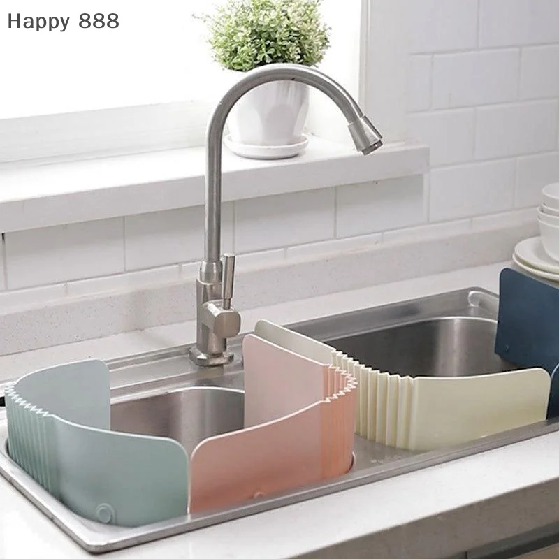 Foldable Kitchen Sink Splash Guard – Waterproof, Space-Saving Water Blocking Board For Household Use