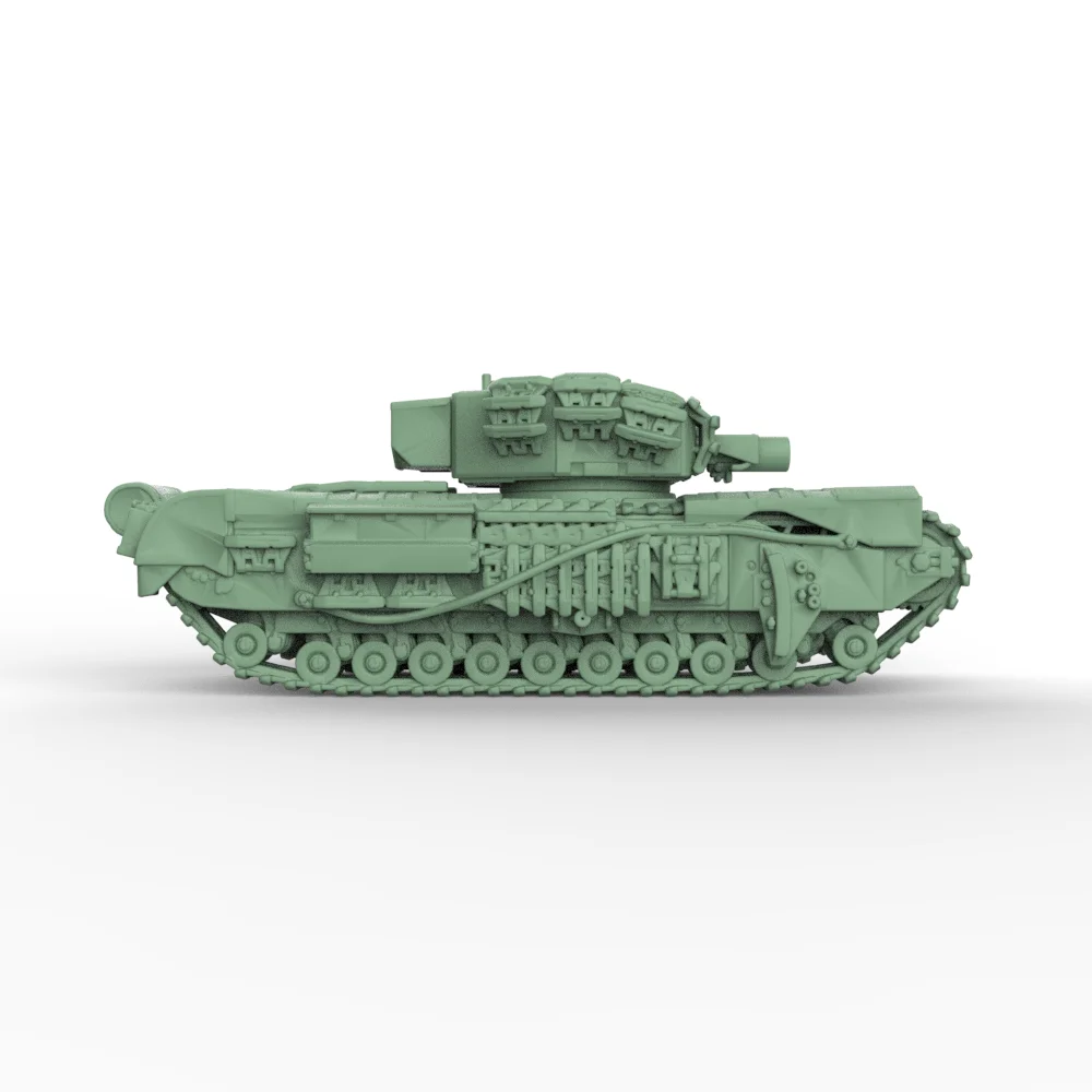 British Churchill AVRE Crocodile Infantry Tank  SSMODEL SS905 1/56 1/72 1/100 15mm WarGaming 28mm Military Model Kit