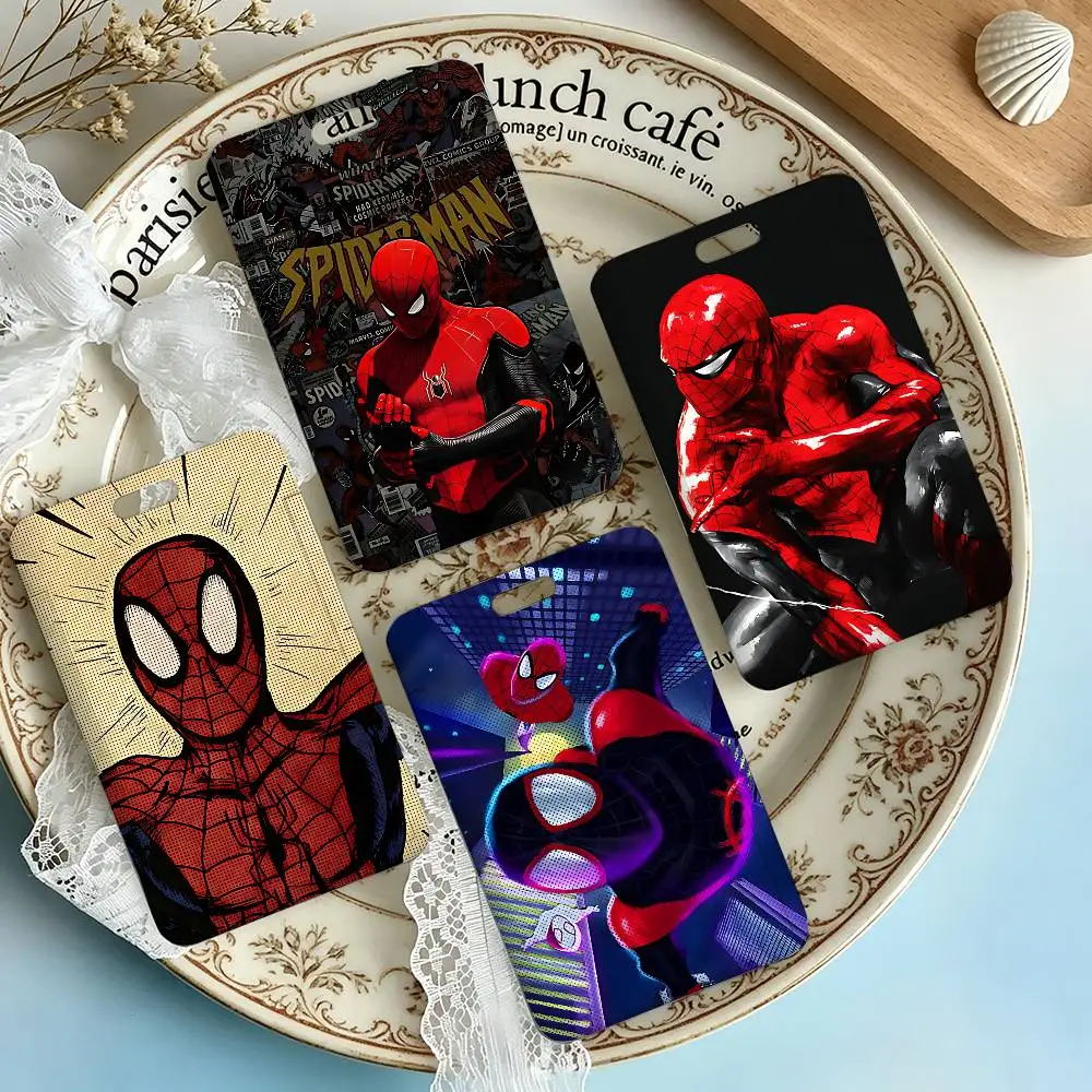 Classic-S-Spider-Man-S Cool NFC Contactless Sliding Card Sleeve For Student Cards, Bus Cards, ID Cards, And Work Permits