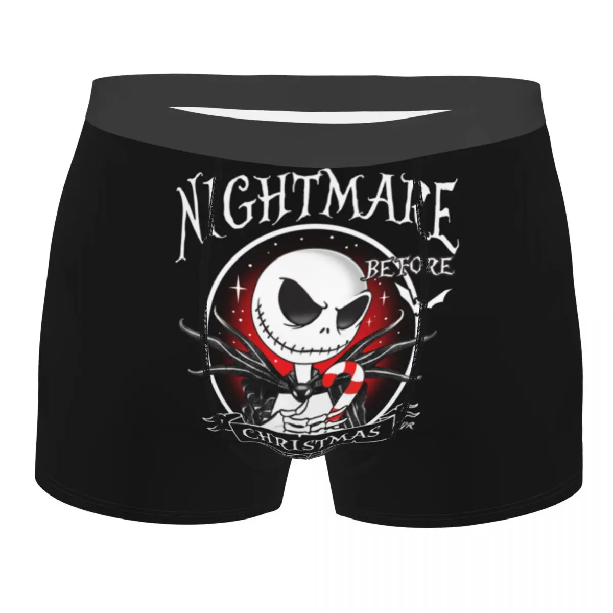 

Nightmare Before Christmas Jack Skellington Sally Boxer Shorts Men 3D Print Male Breathbale Underwear Panties Briefs