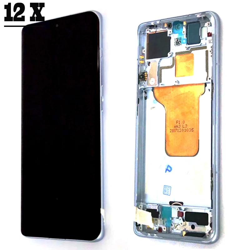 Original LCD for Xiaomi 12 Mi 12 Touch Screen Mi12 2201123G 2201123C Amoled Display Mi 12X Mi12X 2112123AC with Back Cover