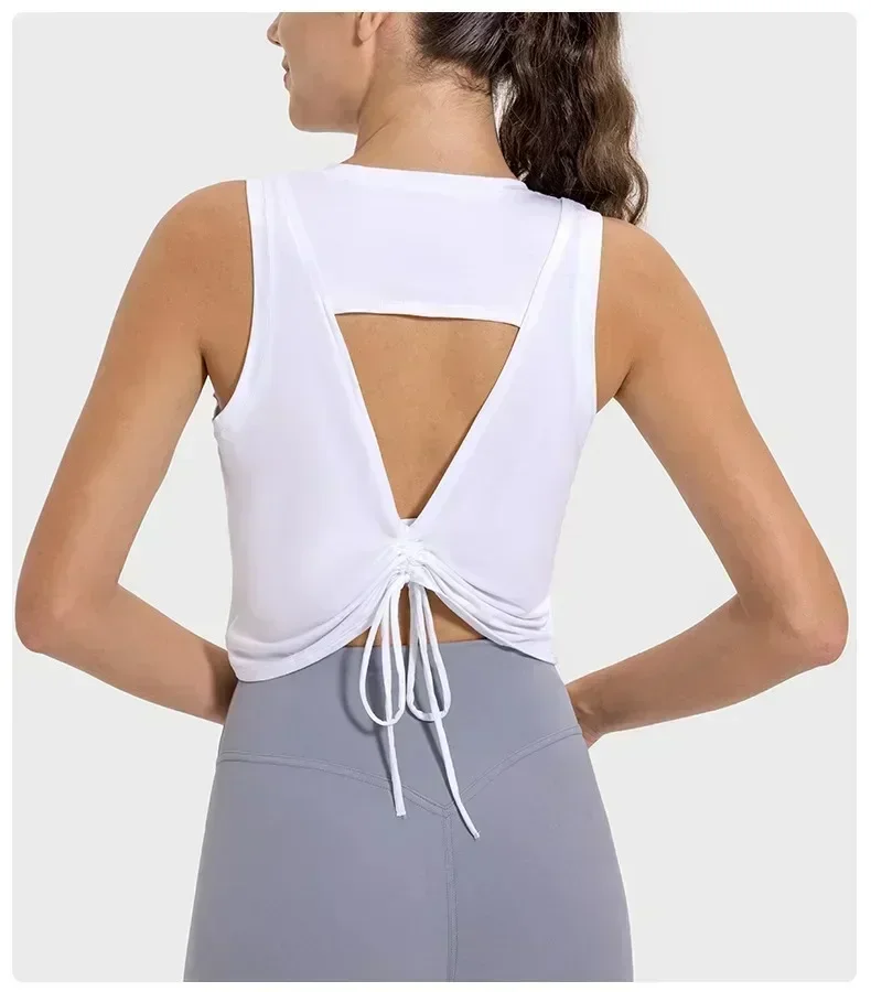 Ropa de mujer de limón, Top deportivo para correr al aire libre, ocio, desplazamientos, blusa suave, camisetas sin mangas, ropa de gimnasio para mujer, ropa de Yoga