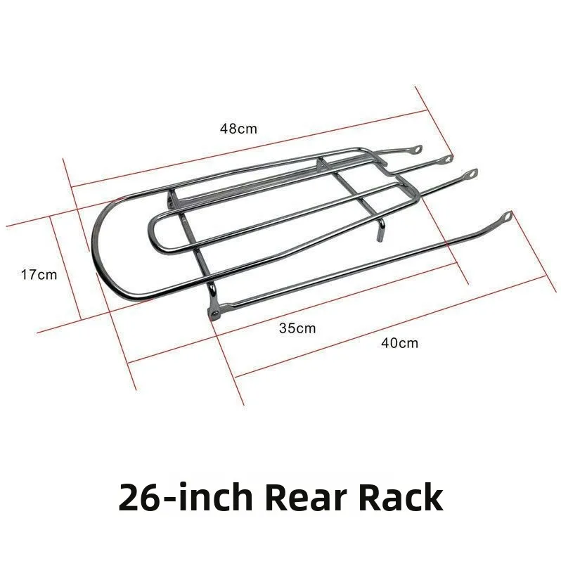 Thickened Bicycle Rear  Rack  Frame Children Can Carry Single Bike Cargo Universal Rear Tail Rack Bicycle Equipment