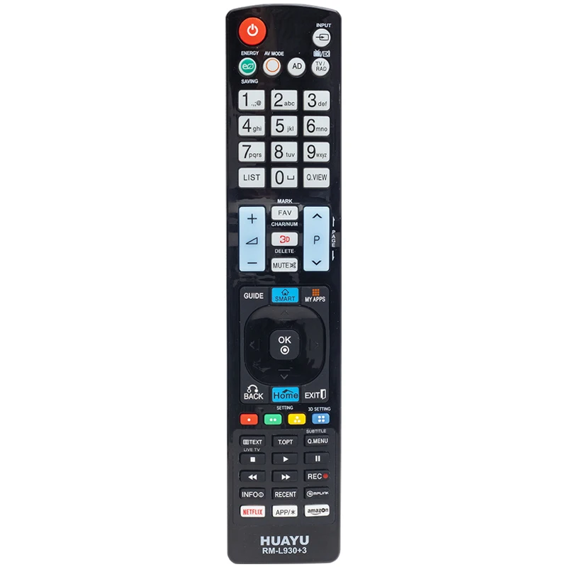 HUAYU RM-L930 + 3 FOR LG FOR NETFLIX-LED TV UNIVERSAL remote control packaging