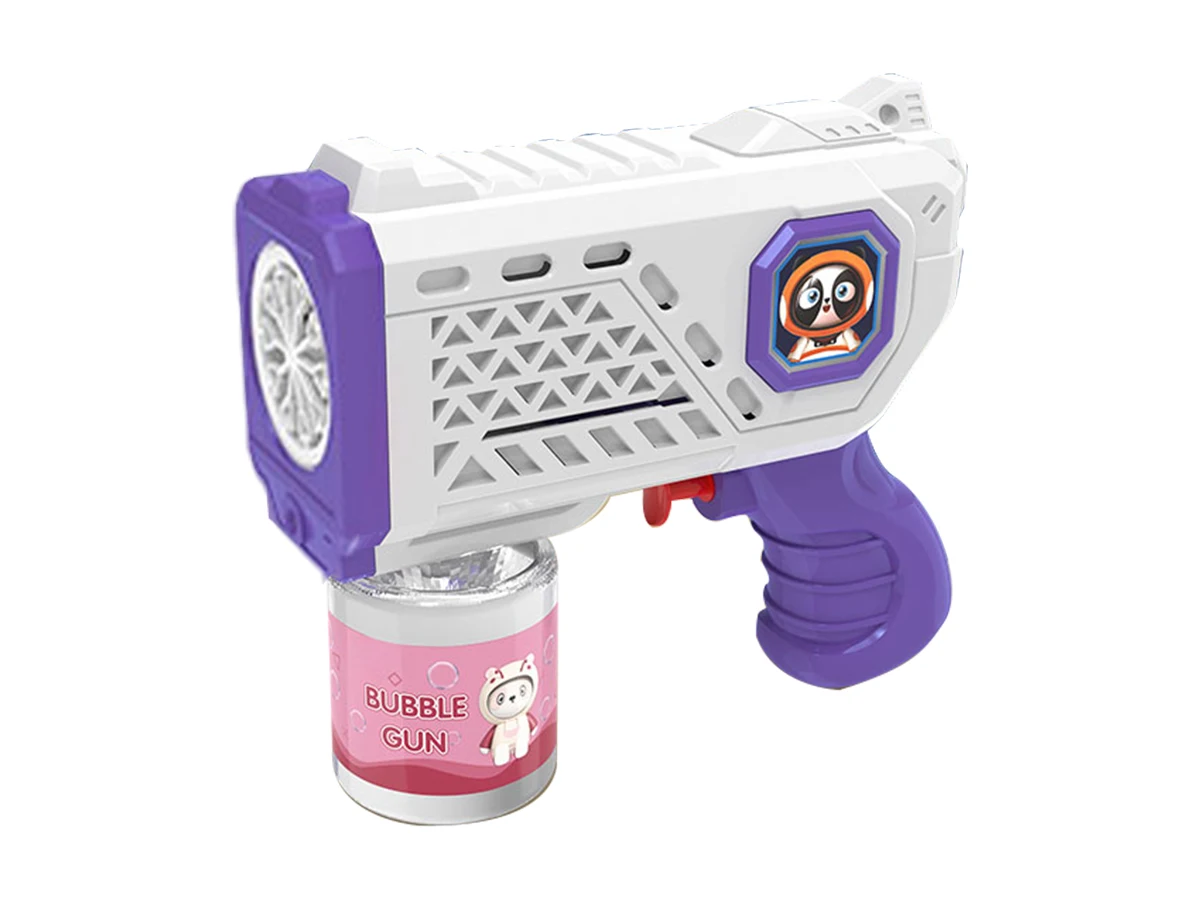 Brinquedo Space Bubble Blaster - Pistola de água elétrica de dupla função e máquina de bolhas para crianças, ideal para brincar na praia, idades mais de 3 anos