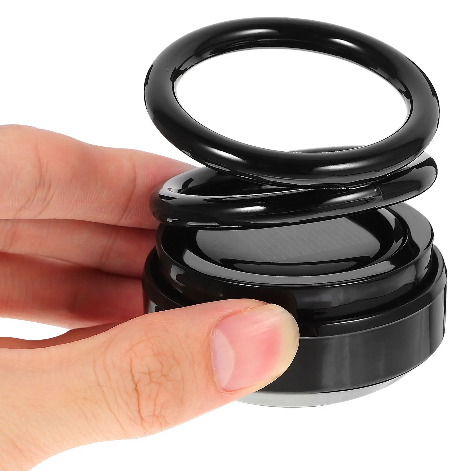 

2Pcs Car Air Freshener Diffuser Aromatherapy Dual Ring Decorative Car Ornament Dashboard Scent Decoration Dual-Ring Decor