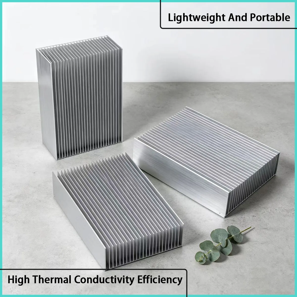 Aluminum radiator with a length of 50-300mm is suitable for various fields such as industry, home appliances, and new energy