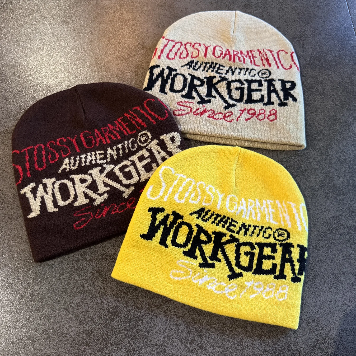 قبعة محبوكة بحروف شارع الهيب هوب الأمريكية للرجال والنساء، ألوان متباينة دافئة، بلوفر تزلج عصري رائع وقبعة باردة