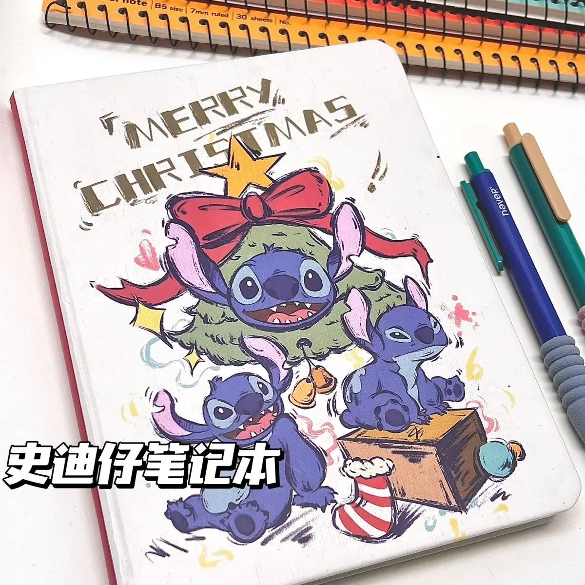 

Блокнот Disney Stitch Lilo граффити в стиле ретро, высокоценный нишевый жесткий чехол с горизонтальной линией, студенческий Дневник для колледжа