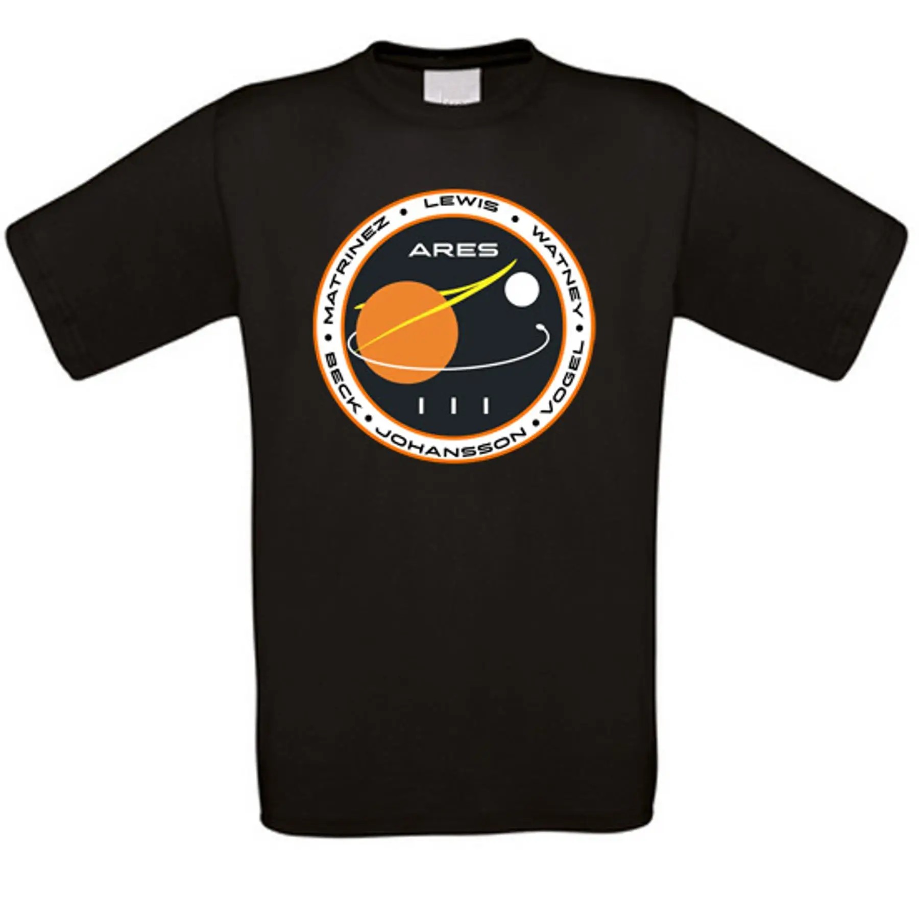 

Ares 3 Martian Ovoidale Mark Watney Culto Movie T-Shirt