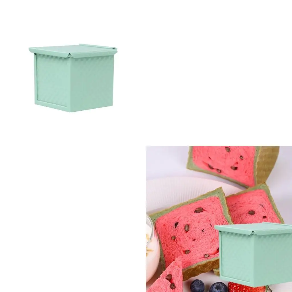 

QX2E Loaf Pan With Lid Baking Pan Carbon Steel Gift for Baking Cooking Lover