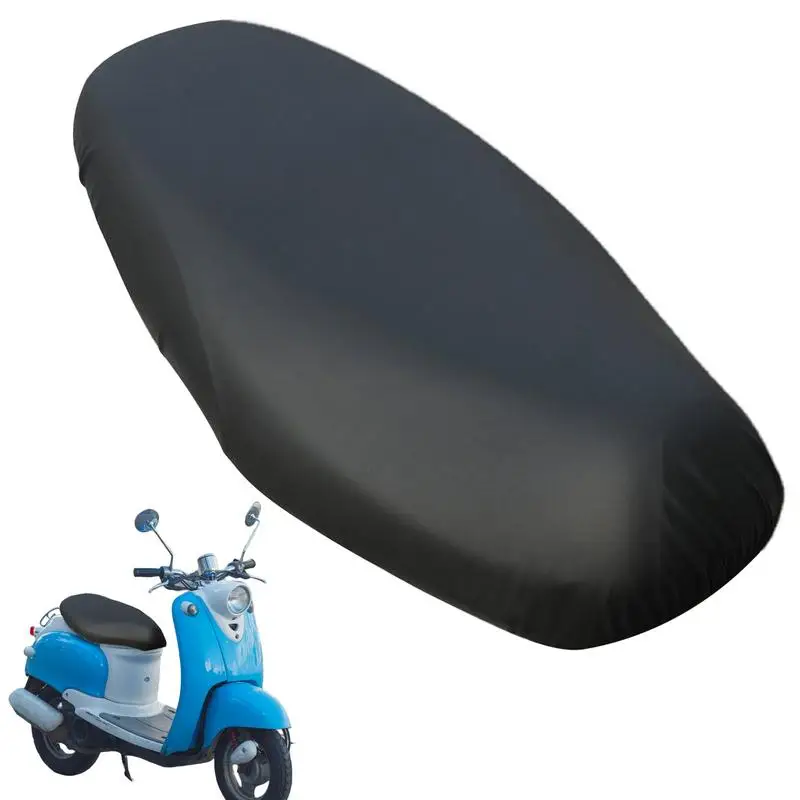 Funda de asiento de motocicleta a prueba de lluvia, Protector solar resistente al desgaste, cojín de Scooter, cubierta protectora antideslizante, accesorios