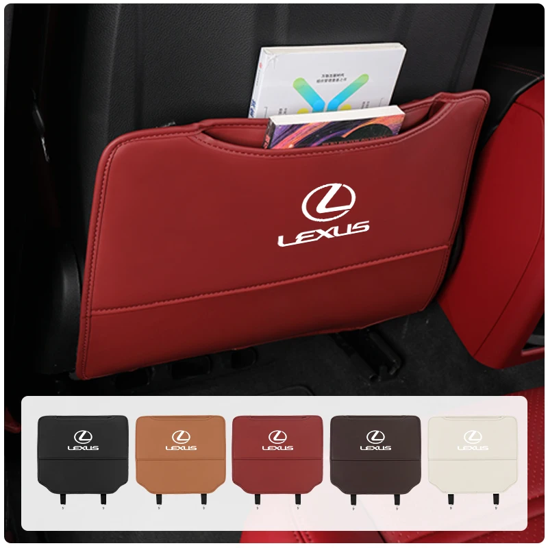 مقعد السيارة المضادة للركلة وسادة جلدية غطاء حامي المقعد اكسسوارات لكزس CT ES GS NX IS250 CT200h IS300h ES300h RX400h NX300h I #1