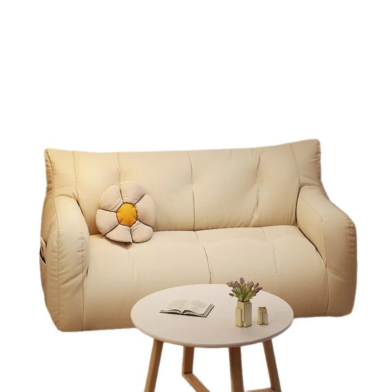 

Fabric sofa living room Small apartment rental room Double triple tatami sitting area Lazy sofa