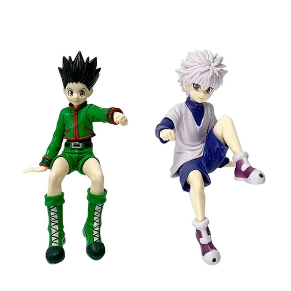 13Cm Hunter×Hunter Gon Killua Hunter X Hunter Gon Freecss Anime Figure Zoldyck Action Figure Figurine Model Car Ornaments Toys