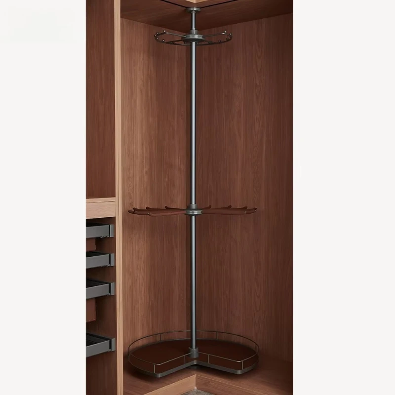 

Вращающаяся вешалка для гардероба, мебель для спальни, угловой шкаф для хранения, фурнитура для гардероба