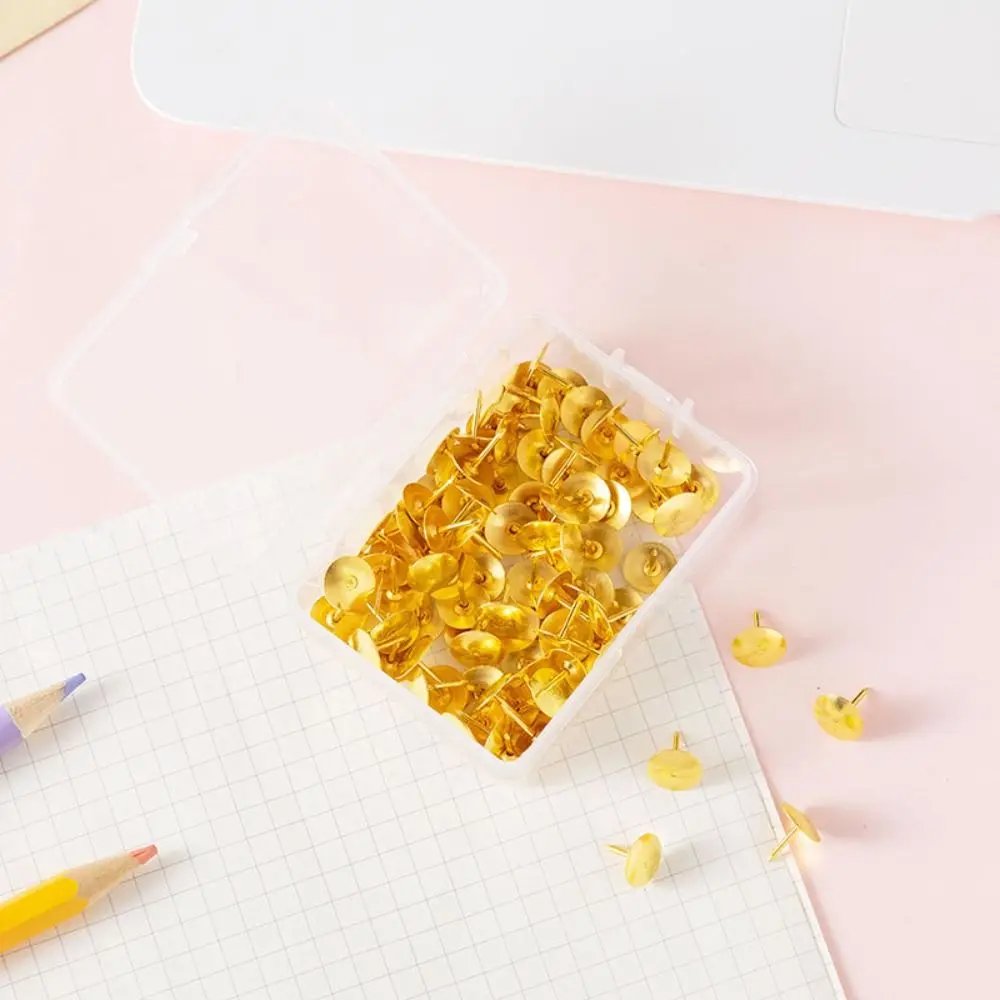 35/100PCS Wall Cards Photos Pushpin Thumbtack Plastic Buttons Pins Board Tacks Push Pins Cork Board Thumb Tacks Pins Fixings