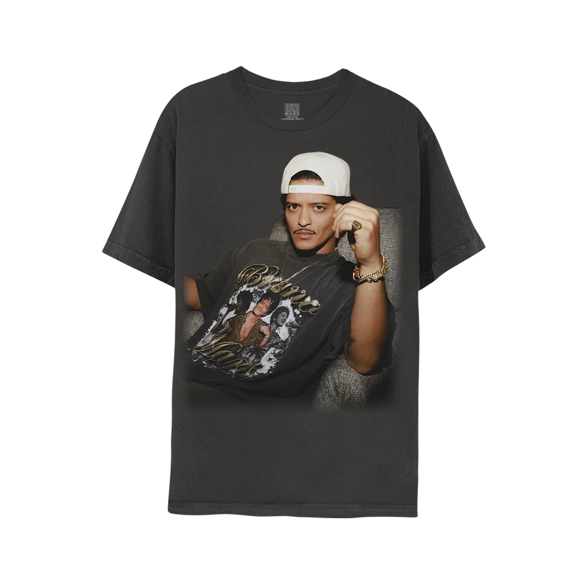 Bruno Mars Music Shirt Regalo para fanáticos Camiseta Algodón negro Unisex Hip Hop Camisetas de manga corta de alta calidad para hombres y mujeres