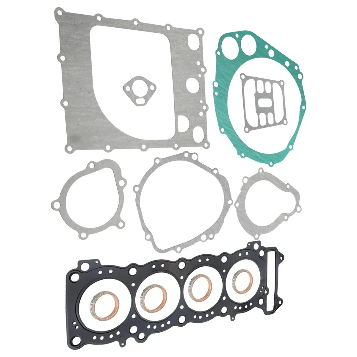 High Quality Motorcycle Cylinder Crankcase Cover Gasket Kits Set For SSUZUKI GSX-R1000 2007-2008 GSXR1000 GSXR 1000 Top Part